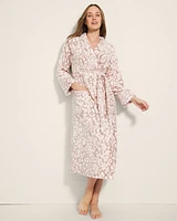 Plush Long-Sleeve Long Robe