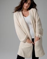 Soma Long Sweater Cardigan, Gray