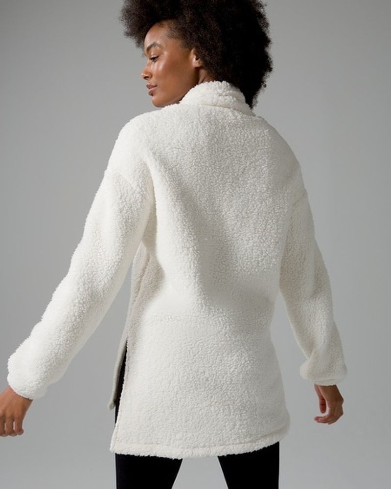 Soma Sherpa Oversized Pullover, White/Ivory