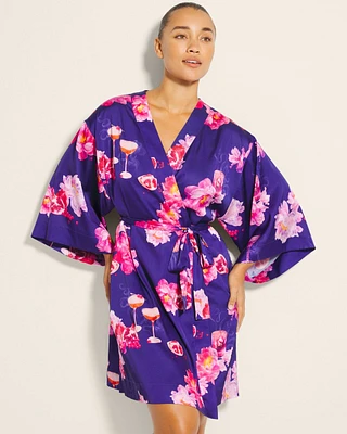 Satin Kimono Robe