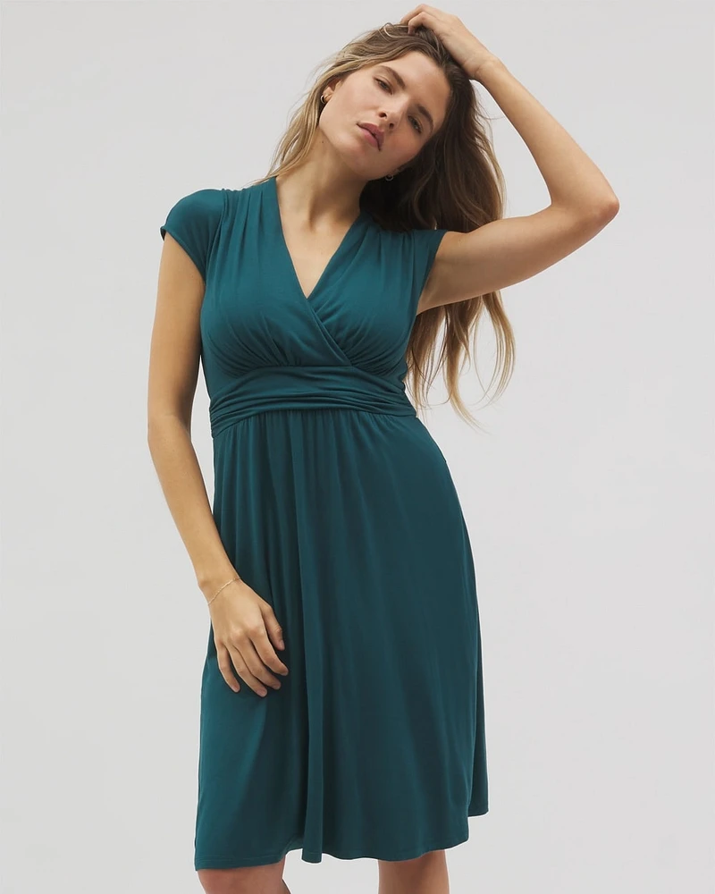 Soft Jersey Mini Bra Dress