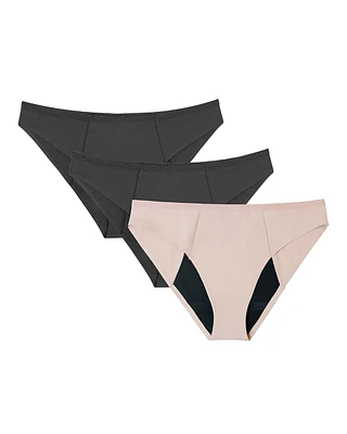 Proof\u00AE 3-Pack Leakproof Bikini