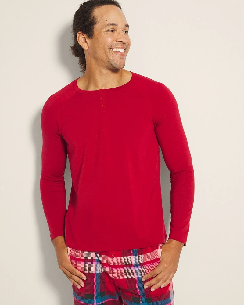 Family Pajamas Men's Henley