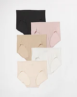 Enbliss Soft Stretch Modern Brief Panty 5 Pack