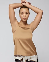 Satin Square-Neck Cami