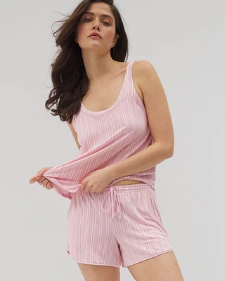 Cool Nights Printed Pajama Shorts