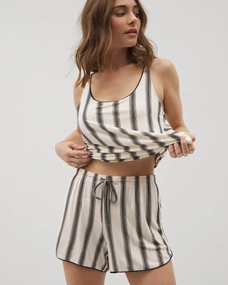 Cool Nights Printed Pajama Shorts