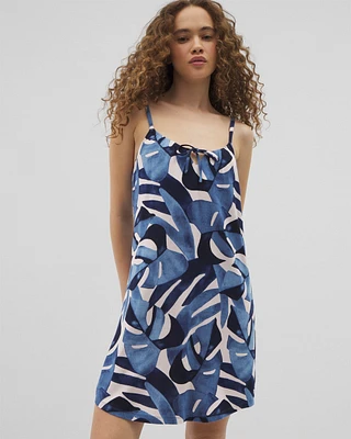 Cool Nights Tie-Front Chemise