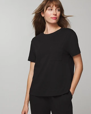 Most Loved Cotton Short-Sleeve Pocket Tee