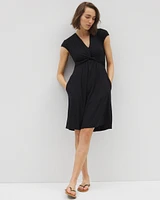 Soft Jersey Twist Short Bra Dress