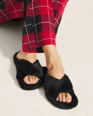 Faux Fur Slide Slippers