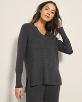 Lurex V-Neck Sweater