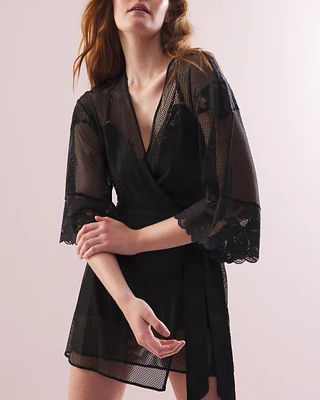 Soma's Sexiest Robe with Mesh and Lace