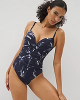 Soma Swim Twist-Front One-Piece