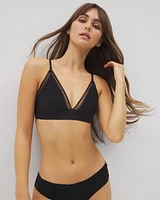 Geo Lace Trim Bralette