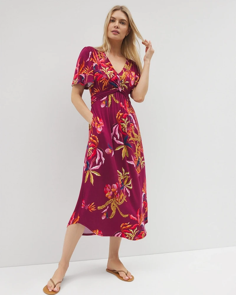 Soft Jersey Pamilla Midi Bra Dress