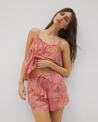 Cotton Voile Pajama Short
