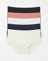 Seamless Rib Boyshort Panty 5 Pack