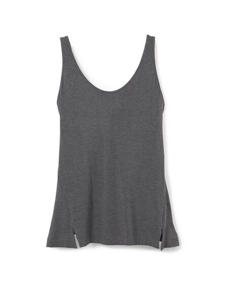 Soma Modal V-Neck Sleep Tank, HEATHER QUARTZ 1