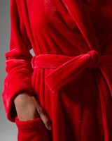 Soma Embraceable Plush Short Robe, 0, Red, size XXL, Christmas Pajamas by Soma, Gifts For Women