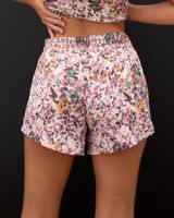 Soma Cool Nights Pajama Shorts, Pressed Petals Ivory