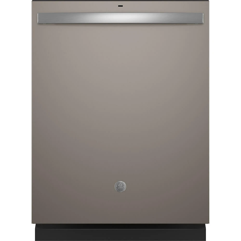 GE 52 dBA Slate Top Control Dishwasher with Sanitize Cycle & Dry Boost