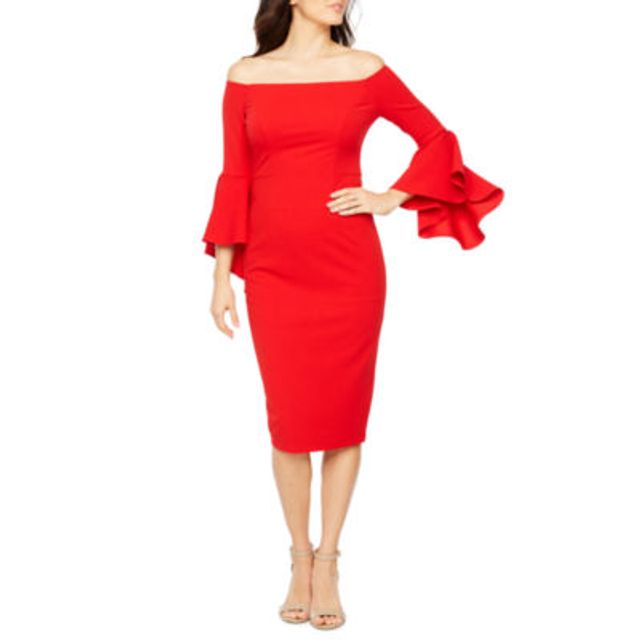 premier amour cap sleeve lace sheath dress