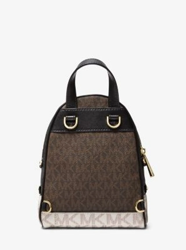 Michael Kors Rhea Mini Color-Block Logo Backpack | Square One