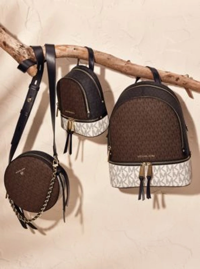 新作 MICHAEL KORS Rhea Mini Color-Block Logo リュックサック 新作 MICHAEL KORS Rhea Mini Color-Block Logo リュックサック