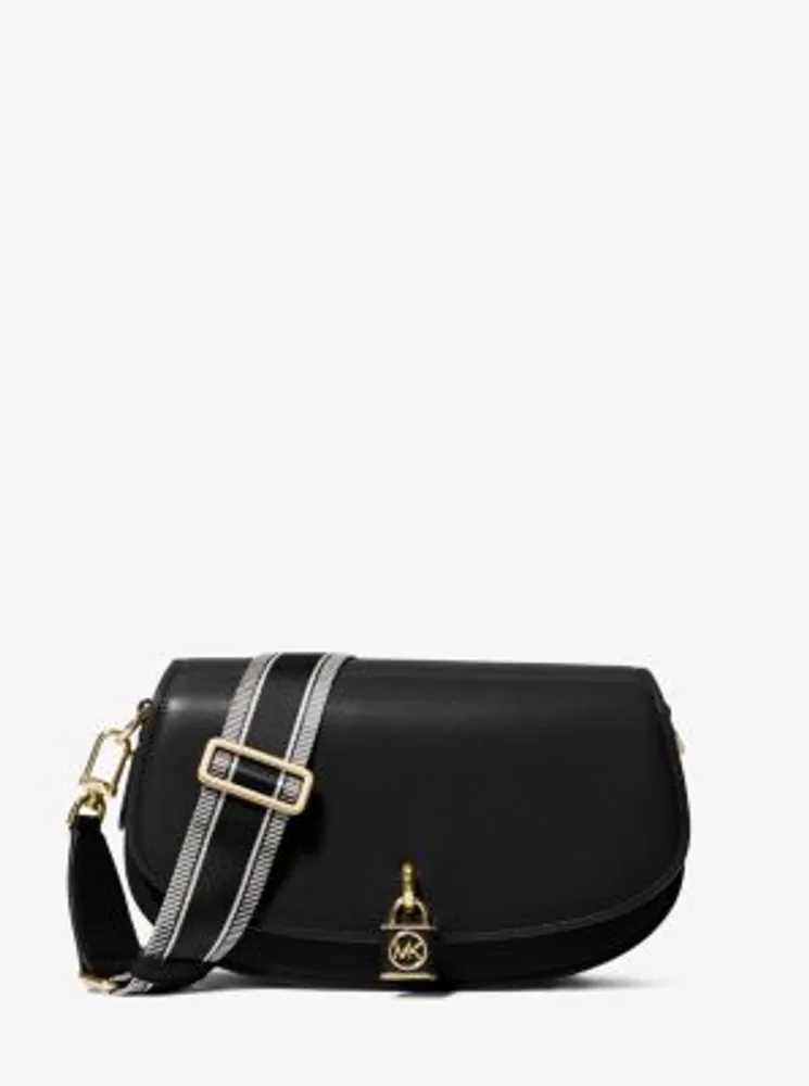 Fendi leather messenger on sale bag