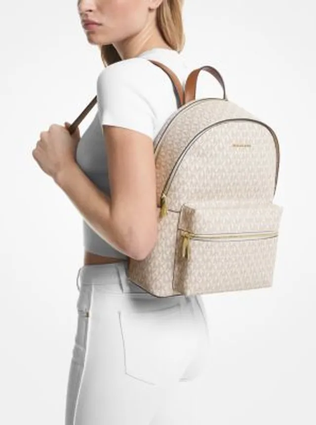 Michael Kors Sally Medium 2-In-1 Logo and Faux Leather Michael Kors Sally Medium 2-In-1 Logo and Faux Leather