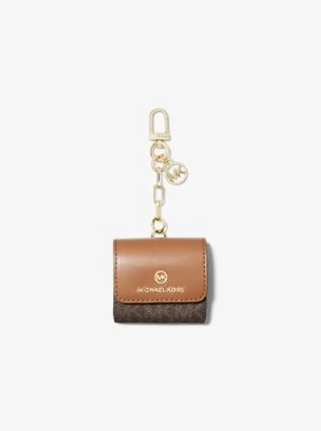 Michael Kors オレンジ/ブラック　A060 イヤホンケース
