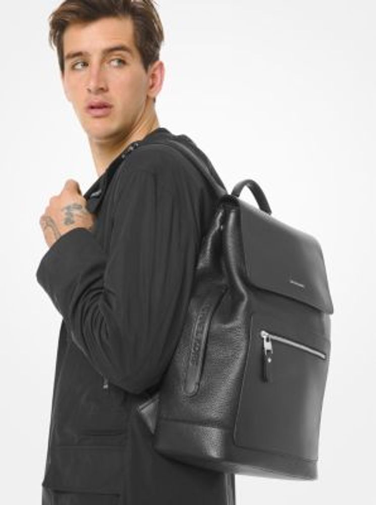 Michael kors clearance mens leather backpack