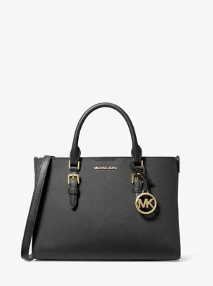 Michael Kors Charlotte Medium 2-in-1 Saffiano Leather and Logo