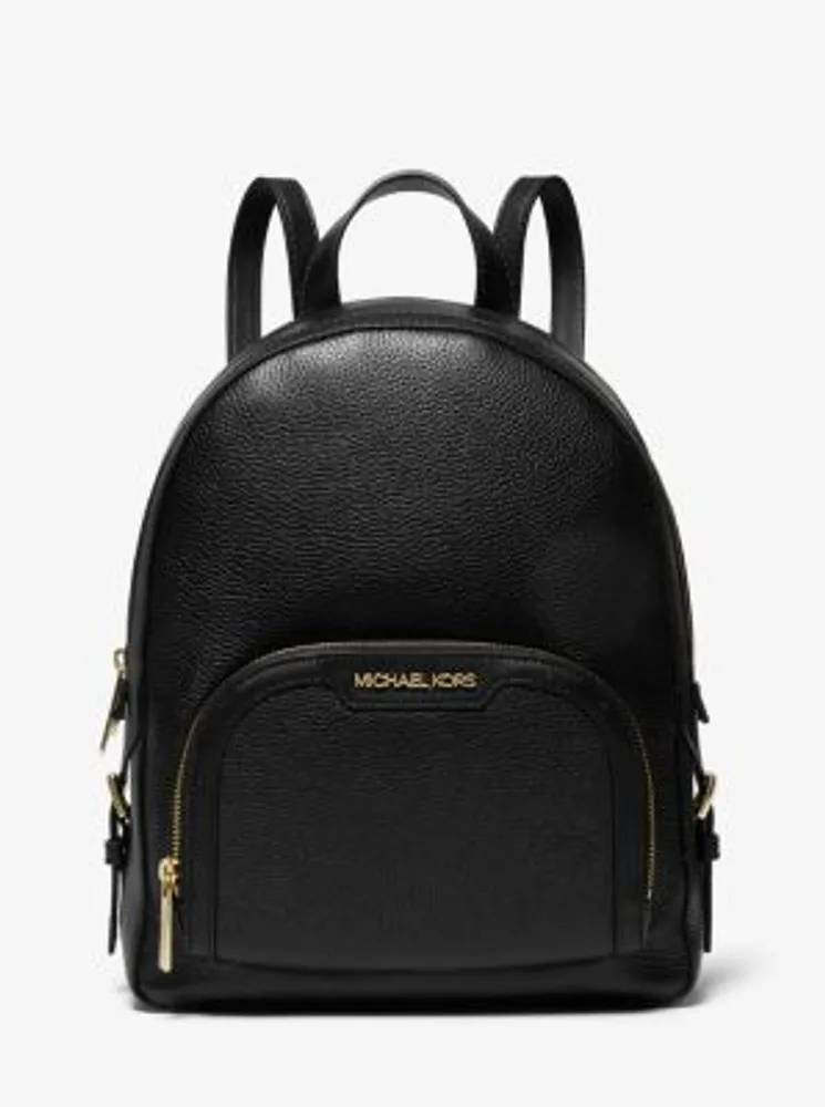 Michael kors grey leather backpack new arrivals