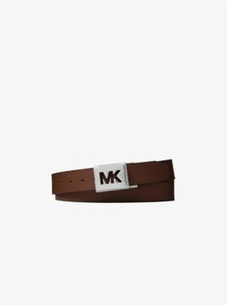 Michael kors shop synthetic leather belt