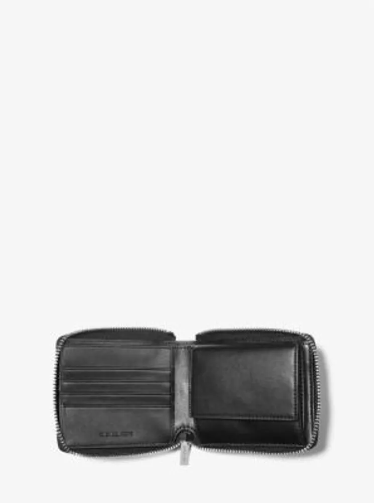 Michael kors men's on sale zip around wallet