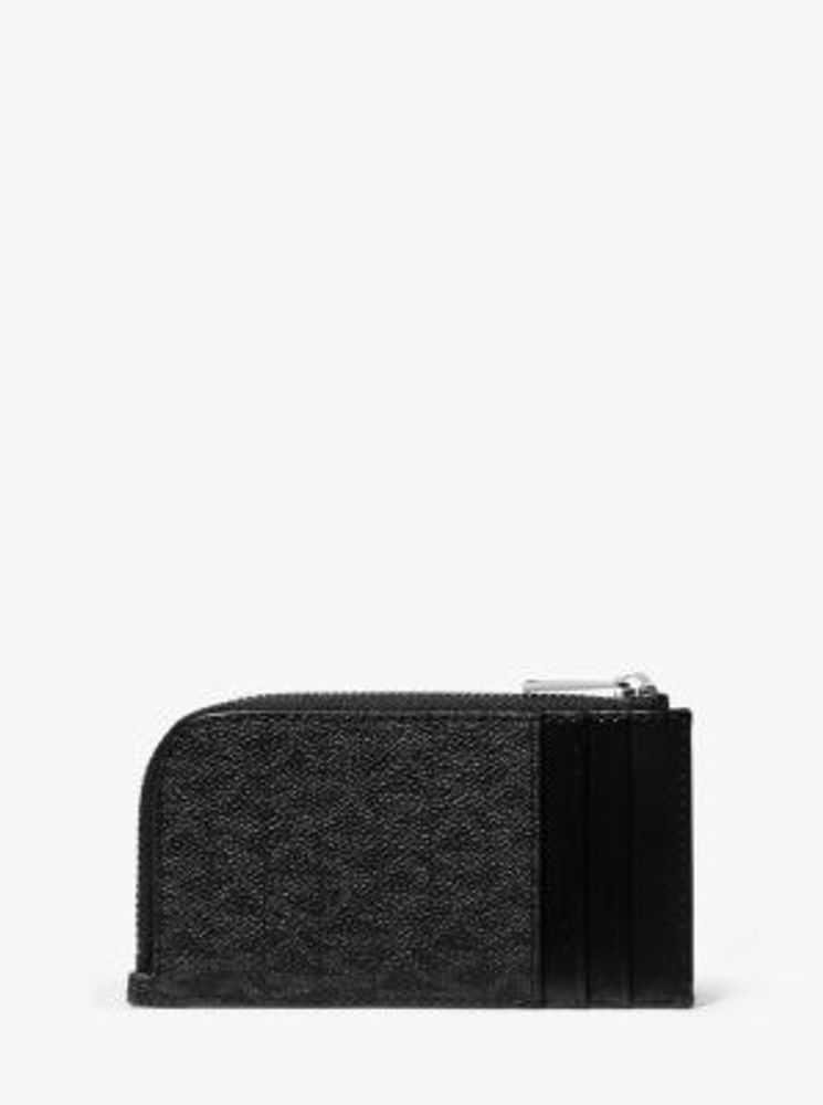 Michael kors large zip around best sale wallet