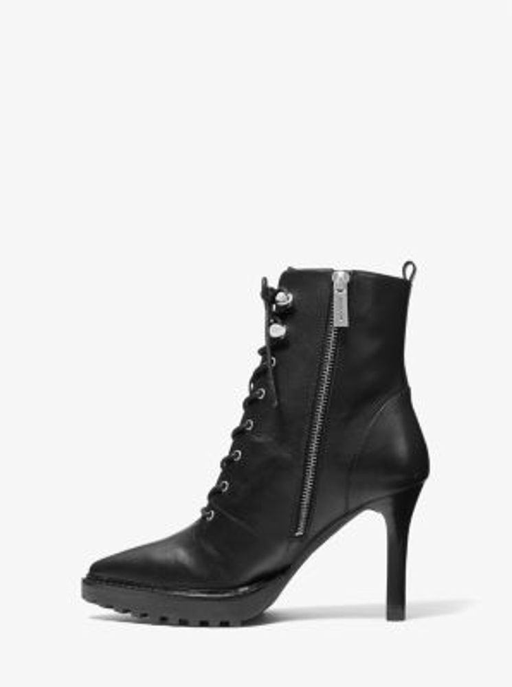 Kyle Leather Lace-Up Boot
