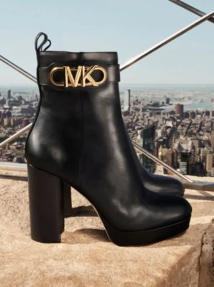 Michael kors on sale boots leather