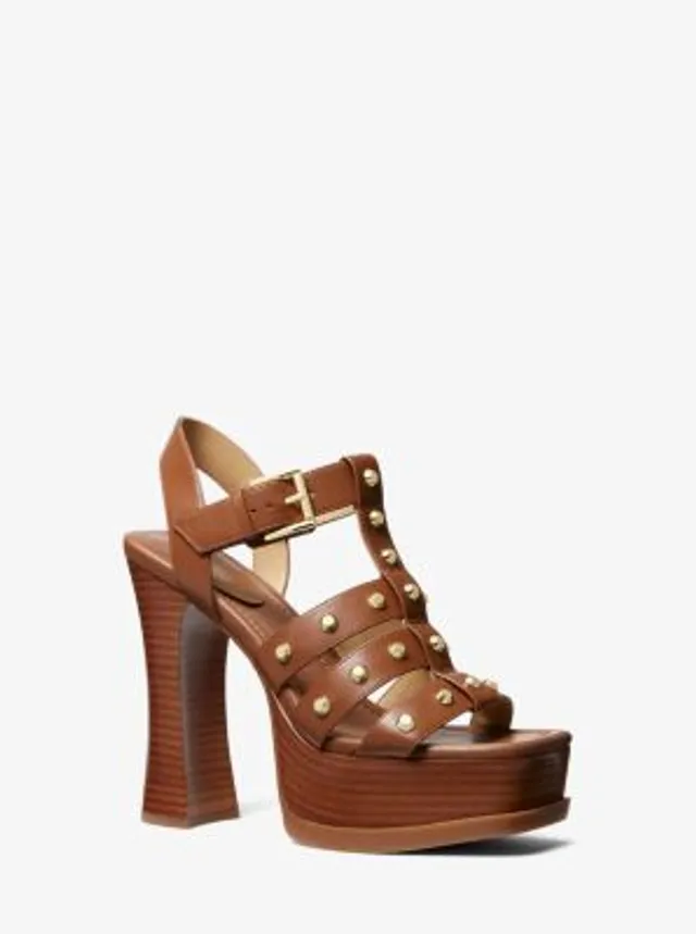 Michael Kors Carmen Faux Leather Platform Sandal | Shop Midtown