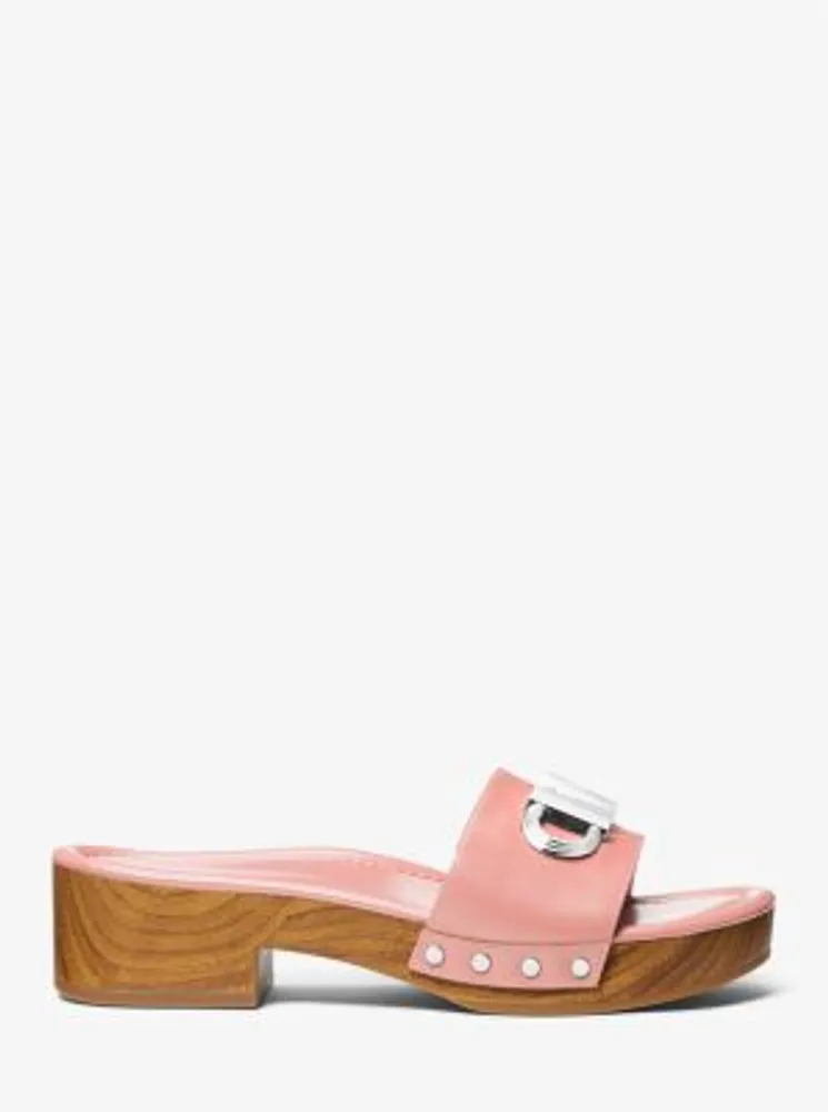 Michael Kors Parker Leather Platform Sandal | Upper Canada Mall