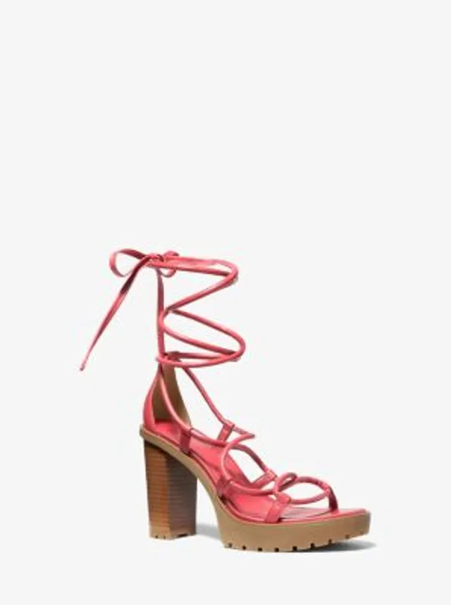 Michael Kors Rhoda Leather Platform Sandal | Arden Fair