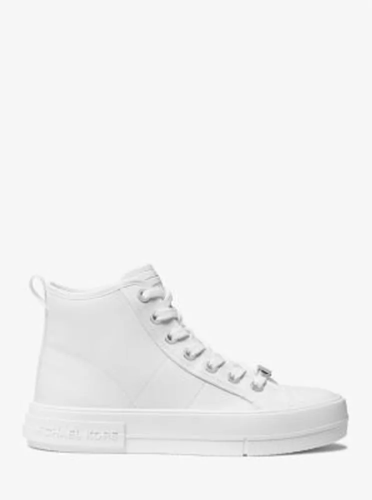 Michael Kors Evy Leather High Top Sneaker Square One