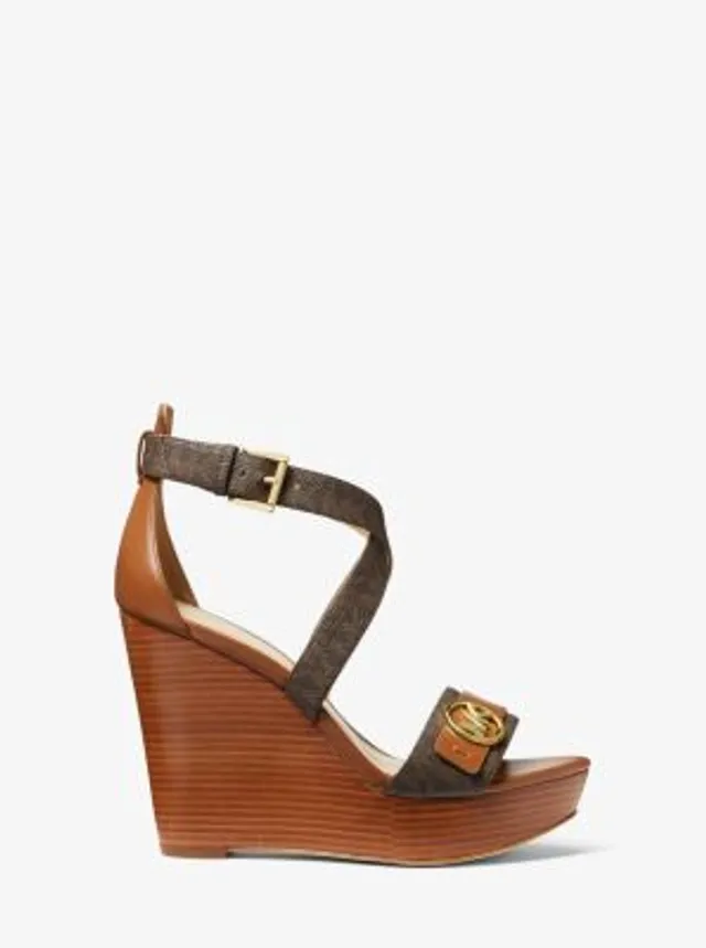 【Michael Kors】☆サンダル☆Camila Faux Leather Wedge Sandal Michael Kors Camila Faux Leather Wedge Sandal | Arden Fair