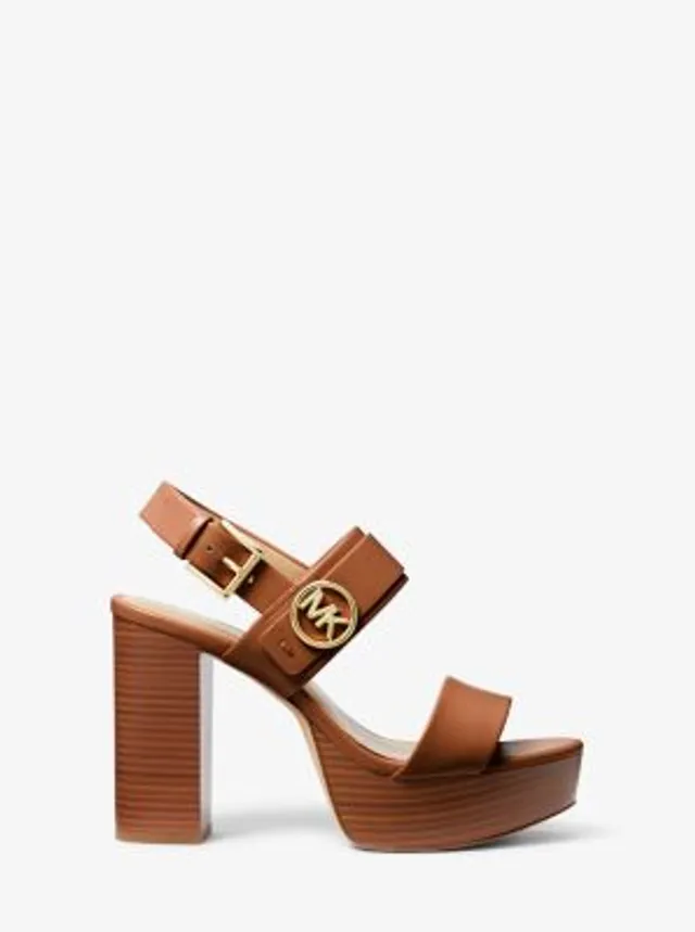 Michael Kors Jordyn Snake Embossed Faux Leather Platform