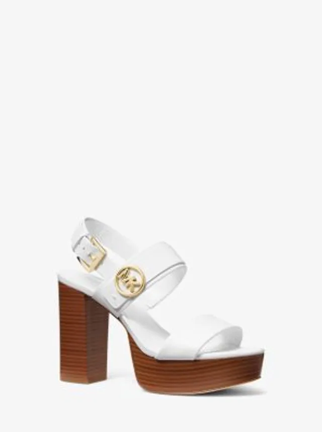 Michael Kors Carmen Faux Leather Platform Sandal | Shop Midtown