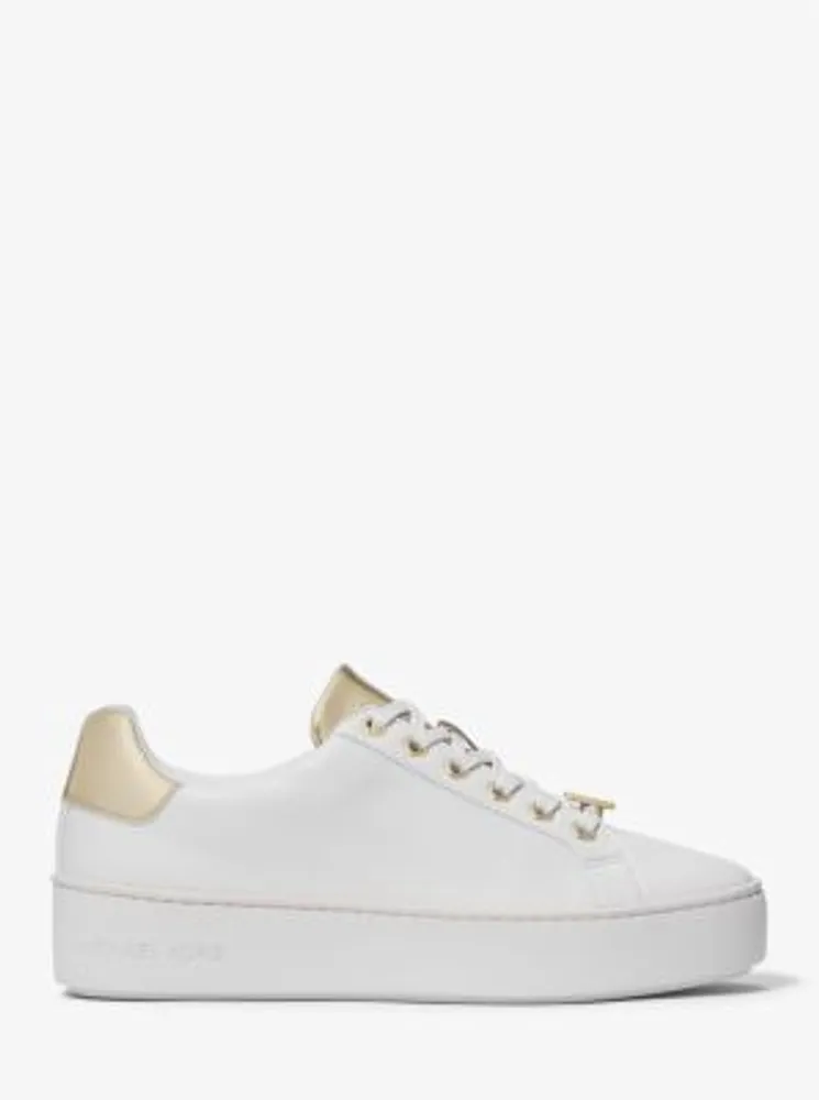 【Michael Kors】Poppy Two-Tone Faux 大人な レザー スニーカー Michael Kors Poppy Two-Tone Faux Leather Sneaker | Square One