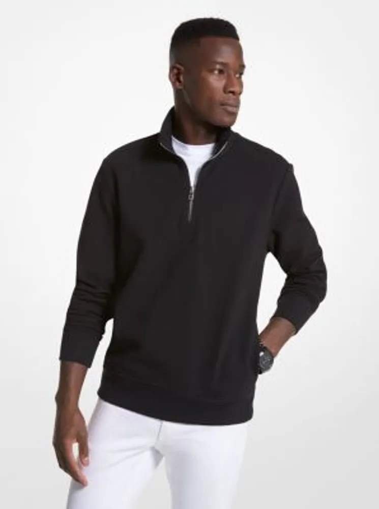 Michael kors mens zipper on sale sweater