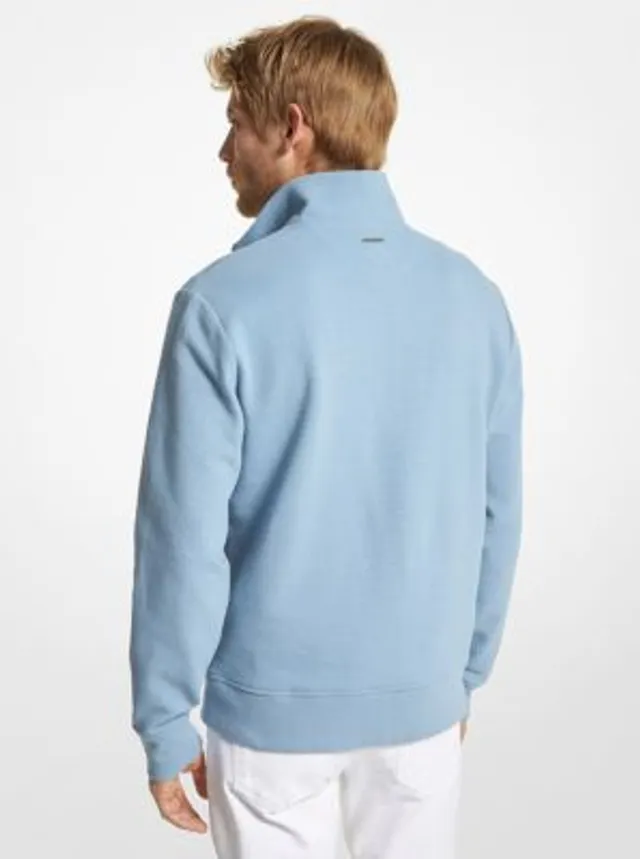 Michael Kors Cotton Blend Half-Zip Sweater | Square One